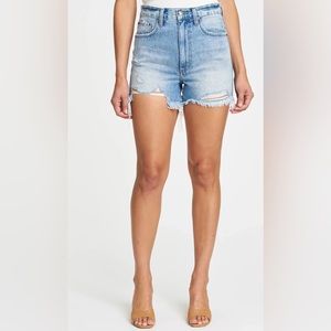 NWT Pistola Maeve Super High Rise Cut Off Shorts - Dolores Park Wash